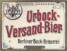 Bockbrauerei Etikett 1